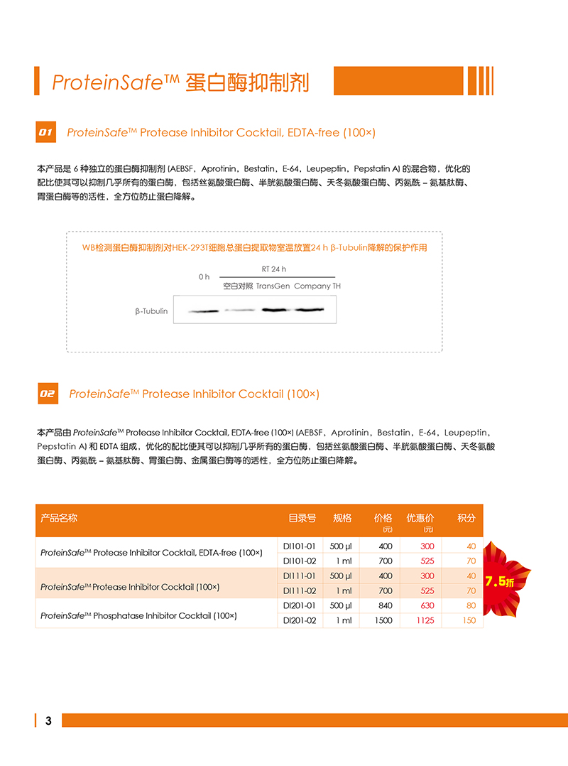 Western Blot金牌产品7.5折大促