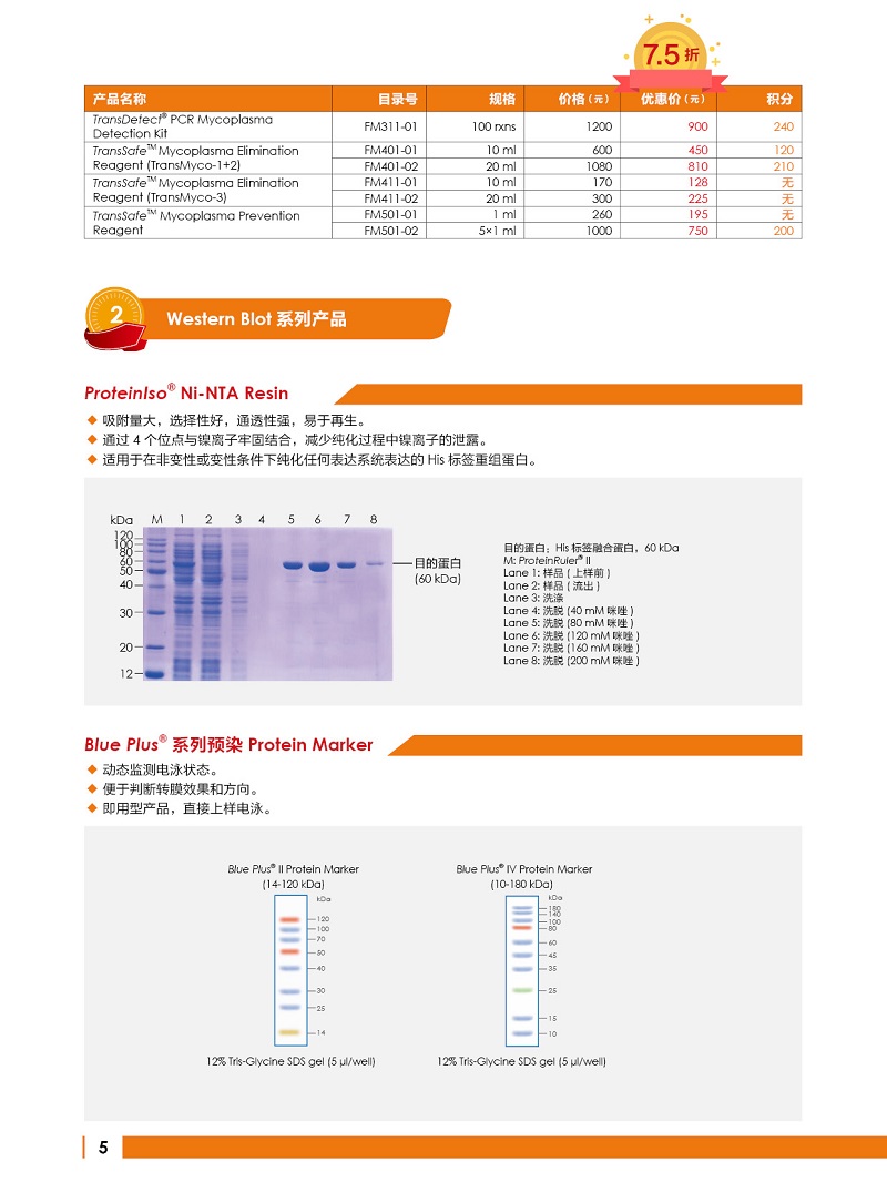 细胞生物学金牌产品7.5折大促，别错过哦